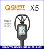 Quest X5 Dedektör - 28cm Başlıklı