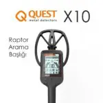 Quest X10 Dedektör - 28cm Başlıklı - Görsel 4