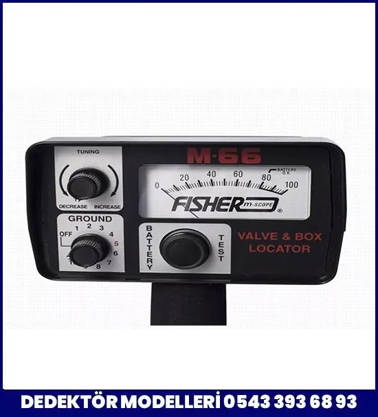 Fisher M-66 Vana, Menhol, Buşakle ve Rögar Kapağı Tespit Dedektörü