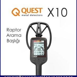 Quest X10 Dedektör - 28cm Başlıklı